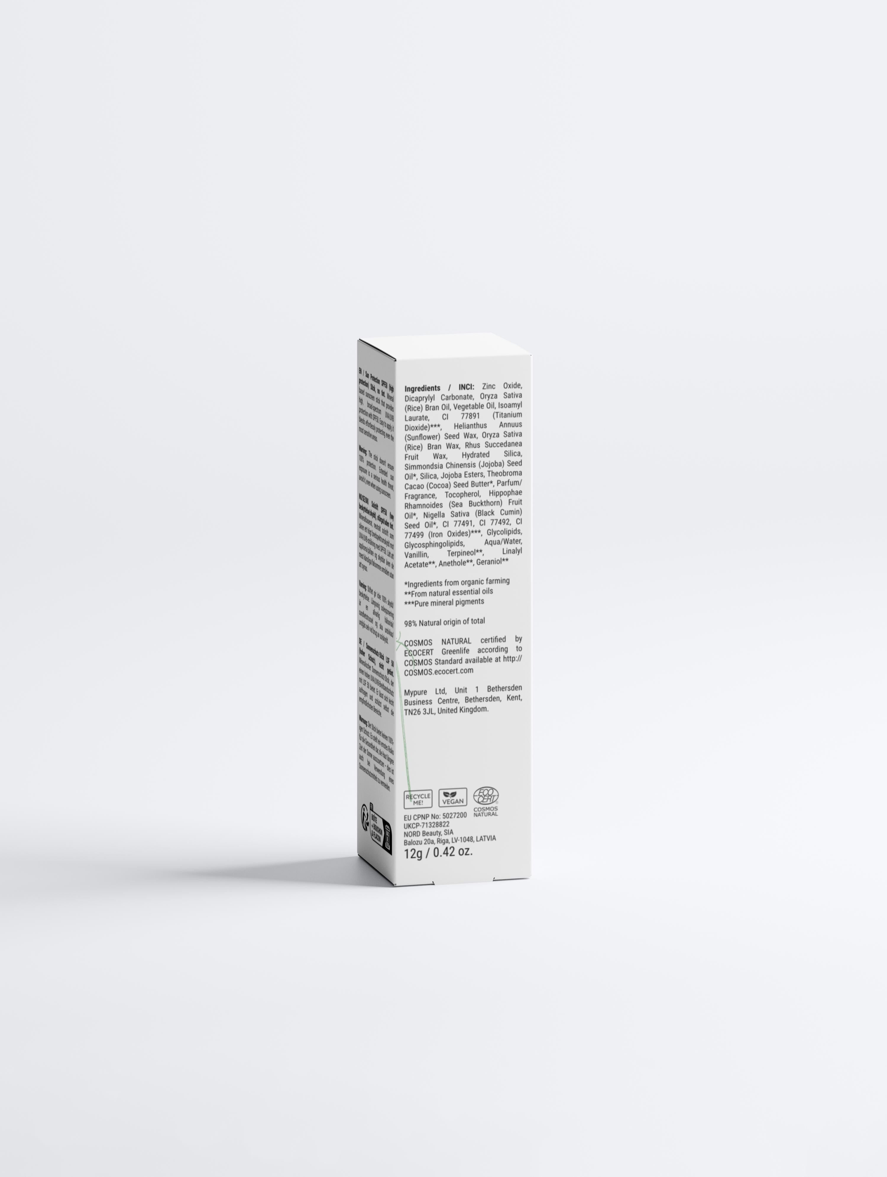 Sun Protection SPF50 Stick, no tint